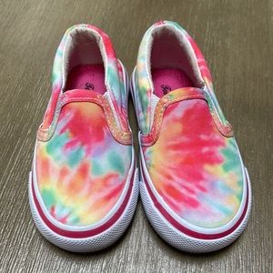 Tie dye toddler sneakers sz6